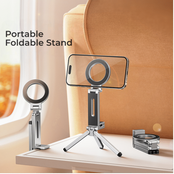 3 in 1 Foldable & Portable Magnetic Phone Clip
