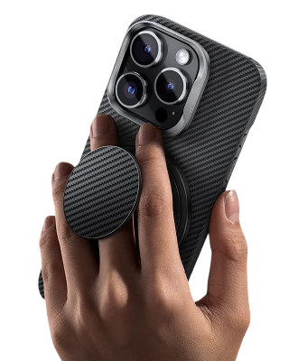 Magnetic Aramid Filber Ring Phone Holder with 360-degree Rotation