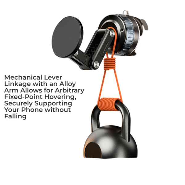 360° Adjustable Vacuum Car Phone Mount for Your Car/Gym/Mirror/Shower for iPhone & Android