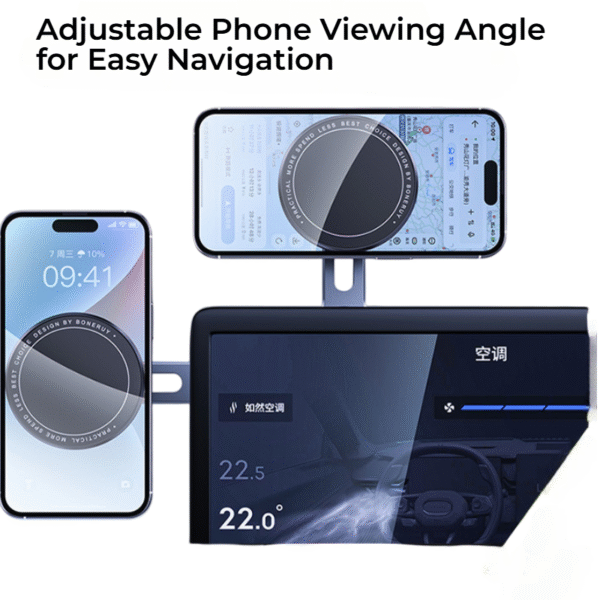 Magnetic Cell Phone Holder for Dash/Vent/Back of Display