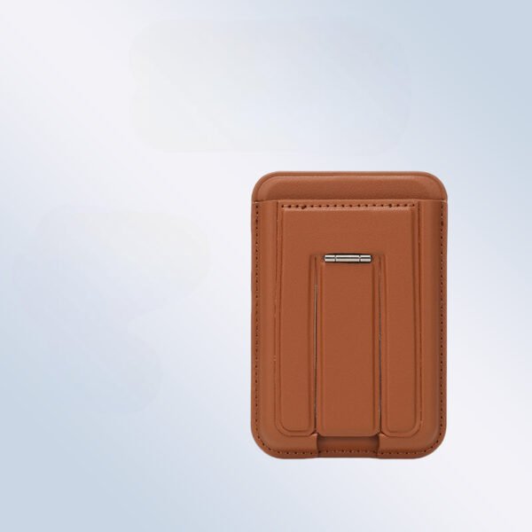 Magnetic Wallet Stand Compatible with iPhone 16/15/14/13/12 Series, Angle Adjustment & Magsafe Compatible