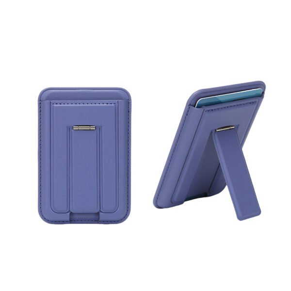 Magnetic Wallet Stand Compatible with iPhone 16/15/14/13/12 Series, Angle Adjustment & Magsafe Compatible