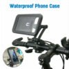 Waterproof Bike Phone Holder - 360 Rotation Motorcycle Phone Mount, Fully Enclosed Touch Sensitive Design