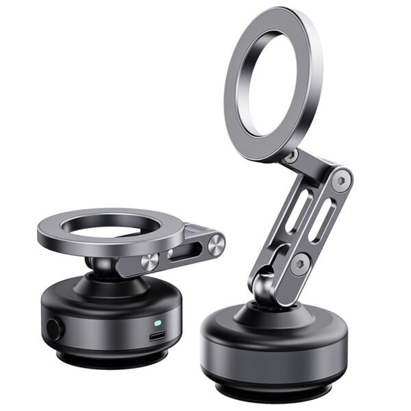 Upgraded 360° Rotation Vacuum Magnetic Phone Holder, Suction Cup Phone Mount Stand