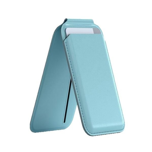 2-in-1 Magnetic Leather Card Holder