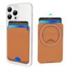 Innovative Magnetic Leather Card Wallet Stand
