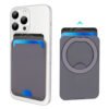 Innovative Magnetic Leather Card Wallet Stand