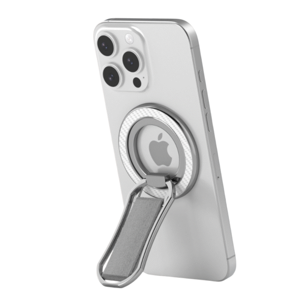Removable Magnetic Ring Holder with Kickstand Finger Loop