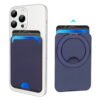 Innovative Magnetic Leather Card Wallet Stand