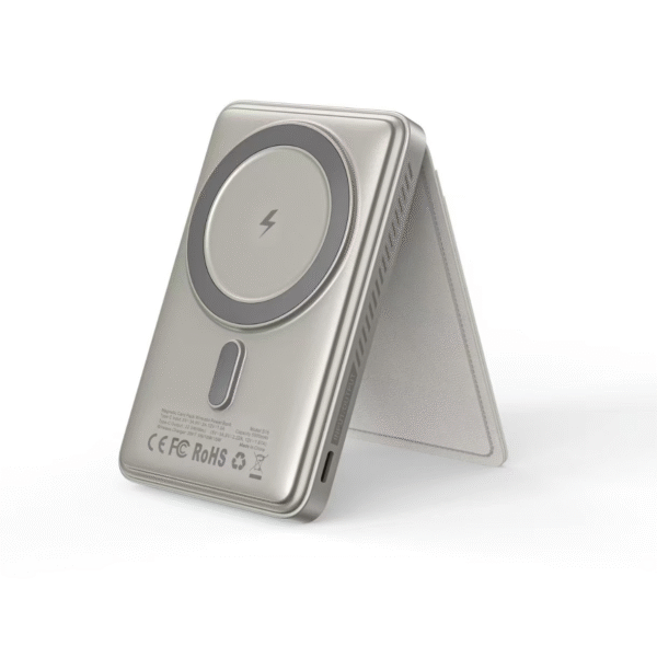 Portable Magnetic Power Bank Wallet Stand