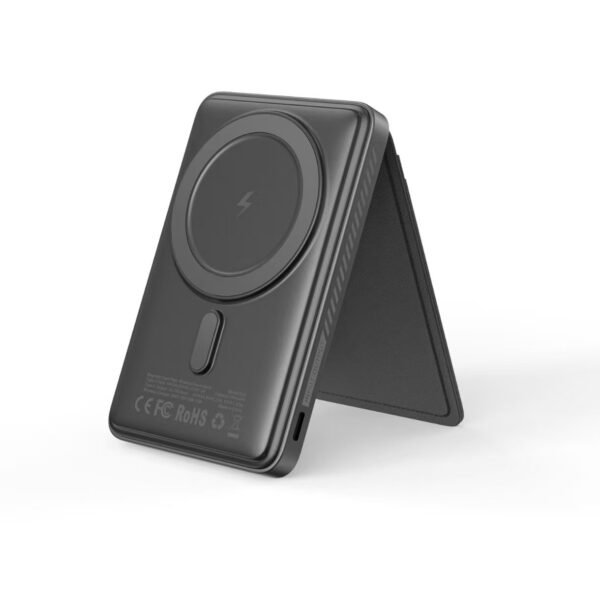 Portable Magnetic Power Bank Wallet Stand