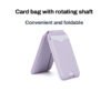 Mirror Magnetic Leather Card Holder