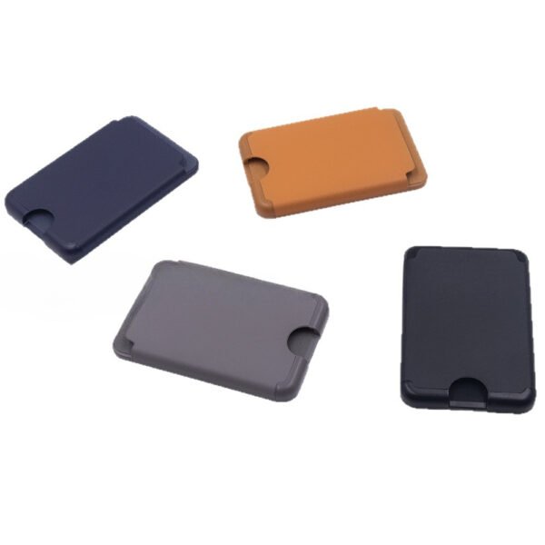 Innovative Magnetic Leather Card Wallet Stand