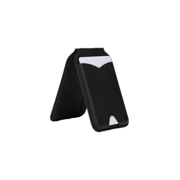 Mirror Magnetic Leather Card Holder
