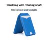 Mirror Magnetic Leather Card Holder