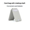 Mirror Magnetic Leather Card Holder