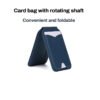 Mirror Magnetic Leather Card Holder